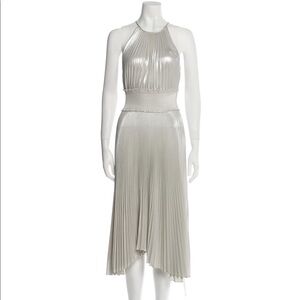ALC Silver Pleaded Dress size 2